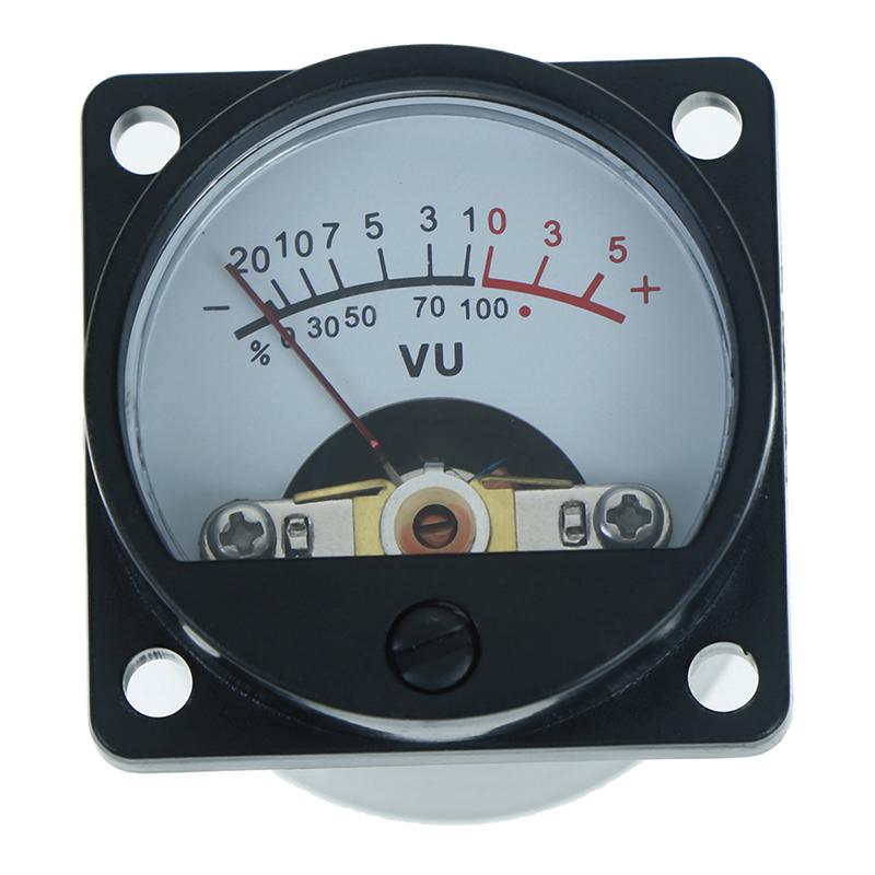 6-12V VU Meter Panel Audio Level Meter with Warm Light, for Amplifier Recorder Amp Backlight Display