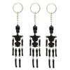 Jewelry Multi-joint Punk Skull Skeleton Keyring Skull Keychain Car Keychains Luminous Keyring