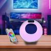 Ночной светильник Smart Atmosphere 2025 года с регулируемой яркостью RGB-подсветки, беспроводным управлением через приложение, беспроводным динамиком и будильником
