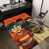 1 шт. Ковер Gorillaz, Офисный коврик, Коврик для улицы, Декор для дома, Ковер для зоны, Фестиваль