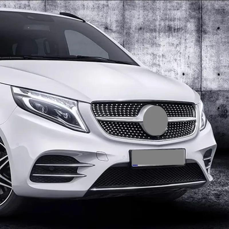 For Mercedes-Benz V-Class W447 V260 V250 2016 To 2020 Front Grille Bumper Racing Diamond Grill Tuning Accessories Body Kits