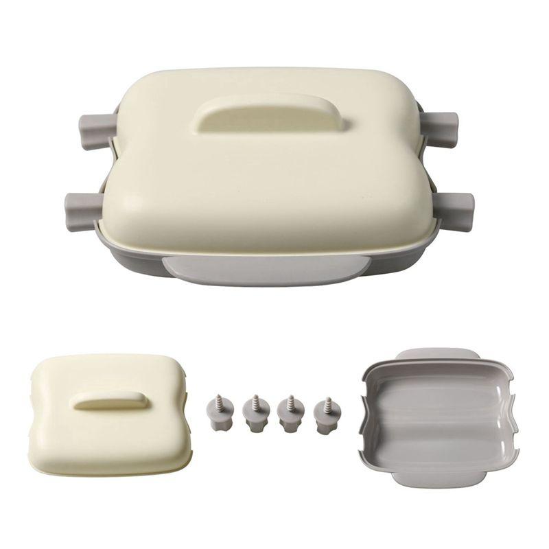 ABBY-Microwave Oven Steaming Corn Box Kitchen Tool Corn Box Microwave Oven Steaming Corn Box