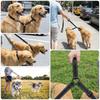 Эластичный двойной поводок для собак с двумя поводками, светоотражающий поводок для собак, безопасность ночных прогулок