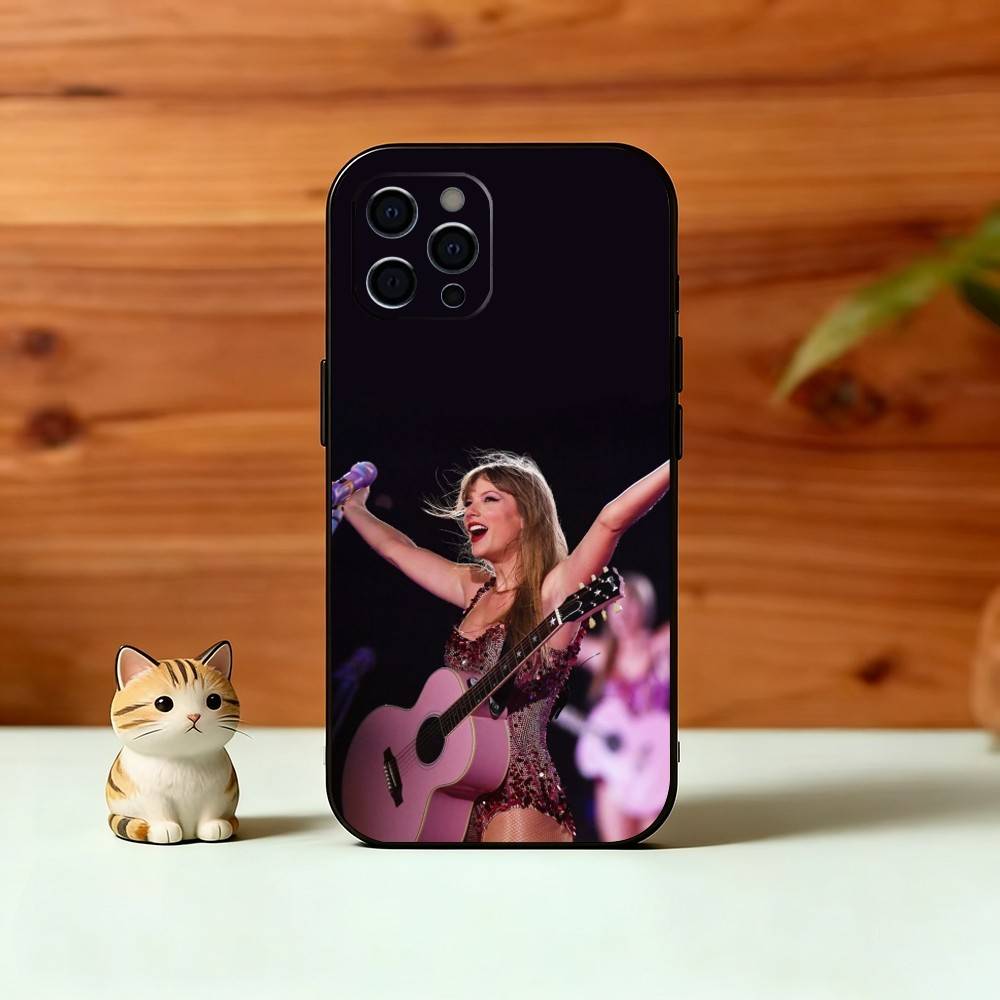 Чехол для телефона 'L-Life of a S-Showgirl' для iPhone 17,16,15,14,13,12,11 Plus,Pro Max,XS, Мягкий силиконовый черный чехол