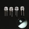 20Pcs Led 8Mm Straw Hat Lamp Bead White Cold Light 0.75W Light-Emitting Diode