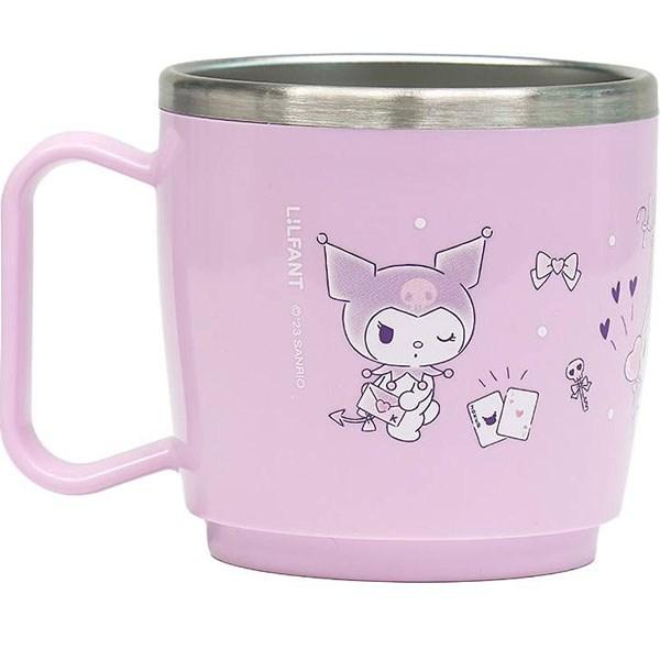 Lilpang Sanrio Kuromi Curly Dishwasher Stainless Steel Cup S, Mixed Colors, 1 Piece