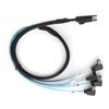 Шнур жесткого диска, компьютерный аксессуар, серверный кабель Mini SAS 36-контактный TO 4SATA 90 градусов, 0,5 метра, 0,5 метра