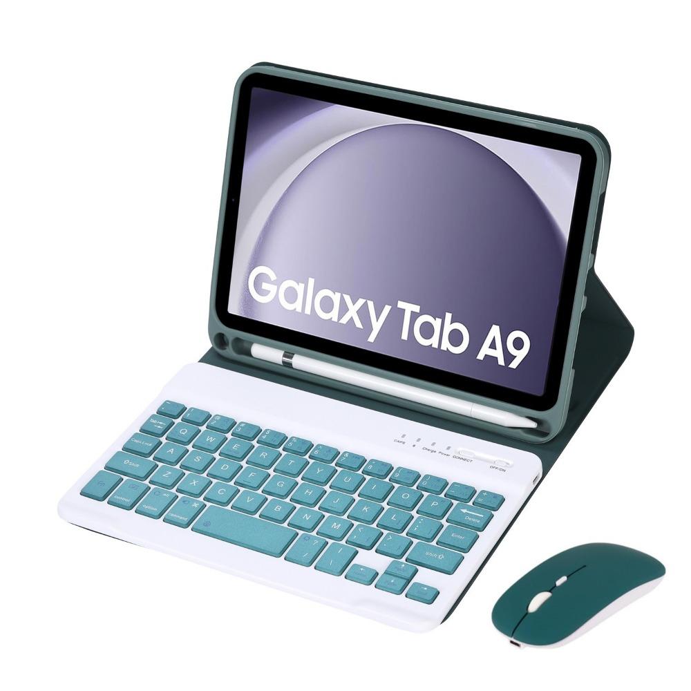 Для Samsung Tab A9 8.7 кожаный чехол с Bluetooth-клавиатурой, подставкой, защитный чехол для планшета Tab A9 Plus