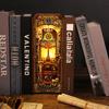 DIY St. Covenant Church 3D Wooden Puzzle Bookend Set-Miniature Architectural Model Kit Creative Gift for Adults & Teens