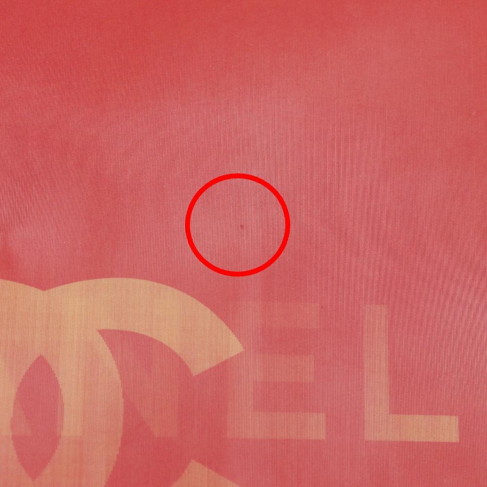 CHANEL Hologram Chain Shoulder Shoulder Bag COCO Mark Red Plastics Women Used