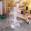 1 Set Nail Display Stand Reusable DIY Lightweight Spiral False Nails Display Shelf Practice Tool Household Supplies