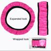 Auto Decoration Anti-Slip Protection Warm Plush Pearl Velvet Soft Car Steering Wheel Cover