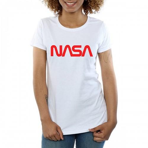NASA Womens/Ladies Modern Logo Cotton Boyfriend T-Shirt