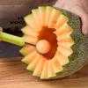 3pcs Watermelon Slicer Cutter Scoop Fruit Carving Knife Cutter Fruit Platter Fruit Dig Pulp Separator Kitchen Home Gadgets Tools