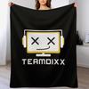 TEAMDIXX WHITE LOGO Throw Blanket Summer Cool Breathable Blanket for Sleeping