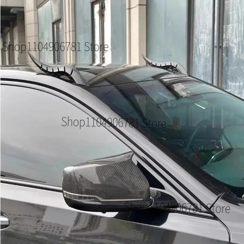 ДЛЯ Volkswagen ID.7 VIZZION 2024 Новая Внешняя Декорация Автомобиля в Форме Рога Дракона (Дуговая Скорость Потока Ребра)