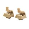 2pcs Car Sun Visor Hook Clips For Mercedes W123 W124 W126 W140 W201 12681000127101 ABS Beige Sun Visor Clips Holders