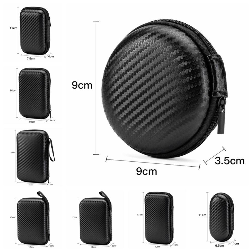 Dust-proof Headphones Carrying Case Shockproof Earphone Storage Bag Travelling Handbag 3C Digital