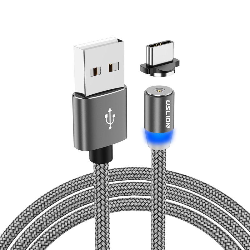 1M 2M Magnetic Micro USB Type C iOS Quick Charger Cable For iPhone X 5 6 7 7 Samsung S4 S5 Moto