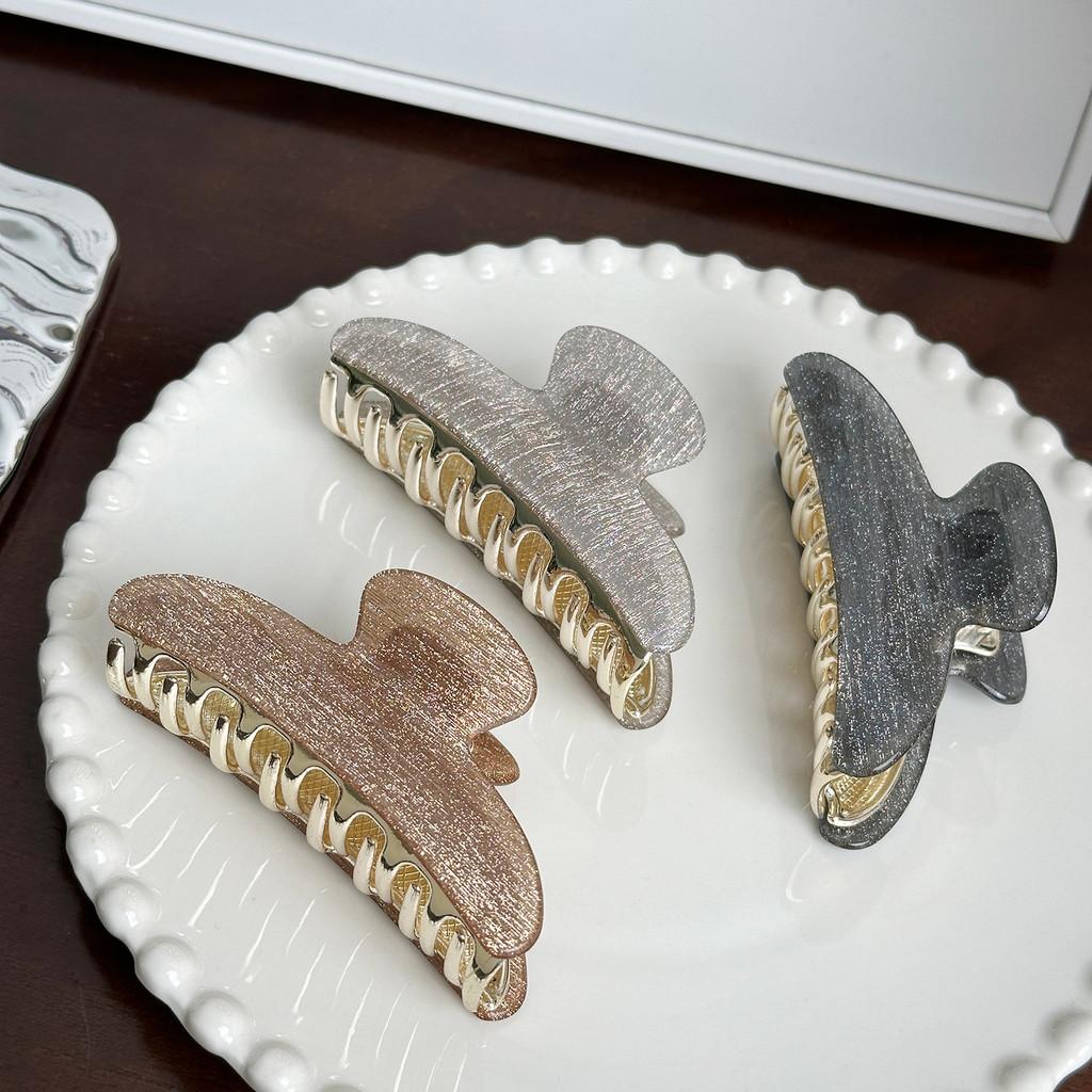 Chic High-end Multicolor Acrylic Hair Claw Clip Stunning Everyday Hair Clip For Women