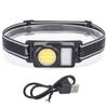 Headlamp Flashlight Waterproof Multifunction USB Rechargeable with Adjustable Band for Night