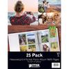 Better Office Products Photo Album Refill Sheets, 3.5 x 5 Inch, Heavyweight, Diamond Clear 3 Ring Photo Binder Page Refills, 200 Total Photos, Each