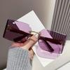 Ретро-квадратные солнцезащитные очки Y2k с защитой UV400 для повседневной носки на улице