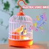 Parrot Cage Talking Electric Bird Sound Control Simulation Bird Cage Parent-Child