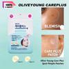 Пластыри Olive Young Care Plus Spot Cover - 102 шт., Гидроколлоидные пластыри для лечения прыщей