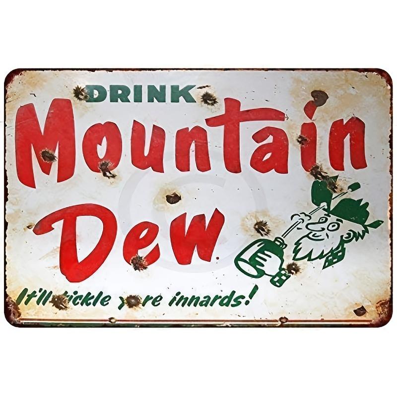 Vintage Dr Pepper Metal Aluminum Sign Retro Wall Art Decor for Man Cave Pub Bar Garage Kitchen Bathroom and Office Decor
