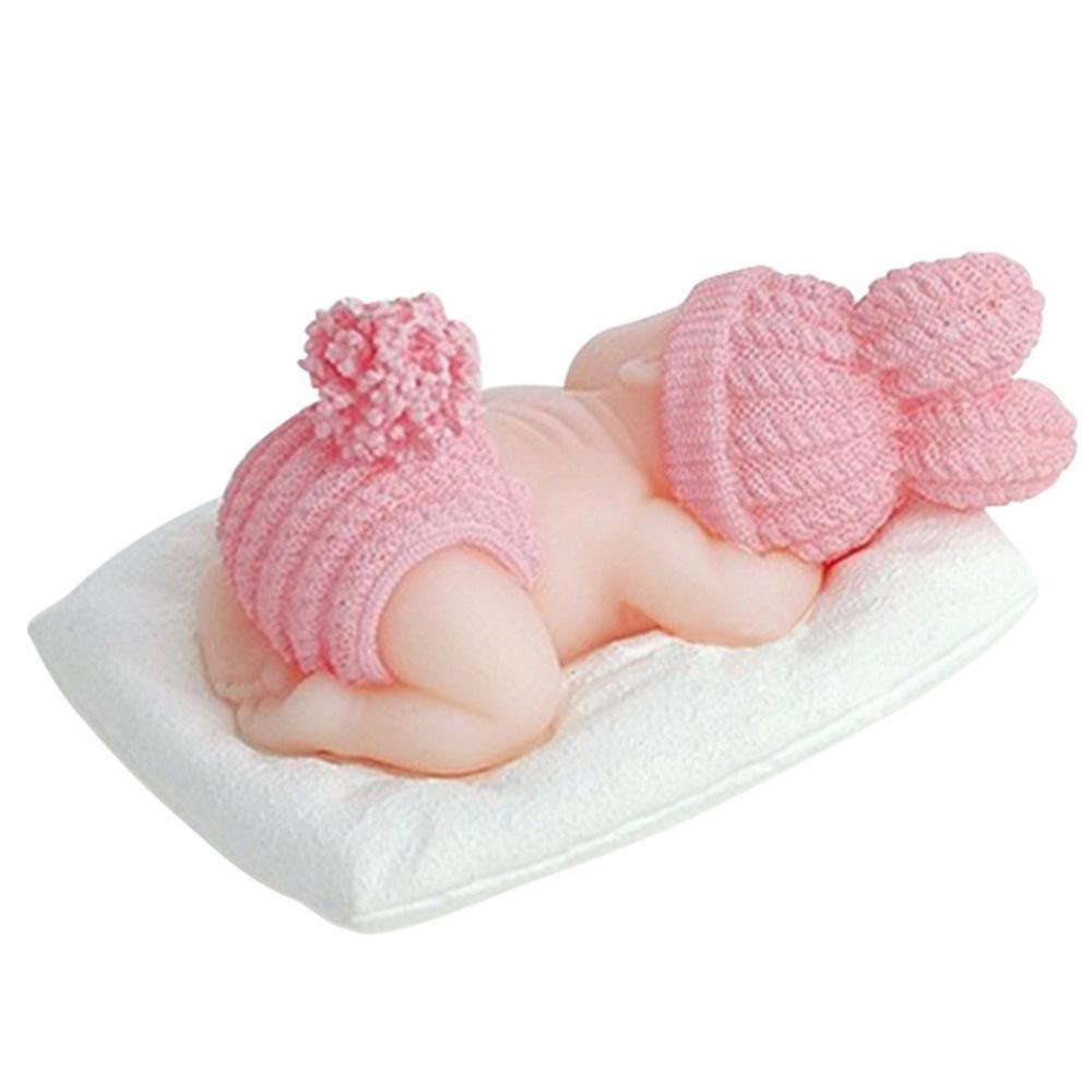 Силиконовая форма 3D Baby Силиконовая форма Baby Dressed Bunny Chocolate Fondant Торт Украшения Инструменты MIT