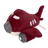 Plush Dog Squeaky Toy Bite Resistant Teeth Grinding Cleaning Interactive Airplane Shape Stuffed