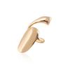 Nails False Gold Ring Metal Finger Women Silver Fashion Rings