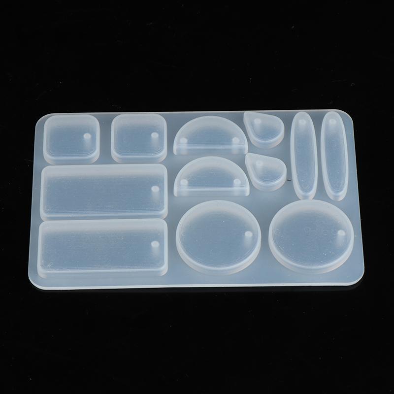 Силиконовая серьга подвеска смоляная форма литье инструмент для самостоятельного изготовления эпоксидной смолы