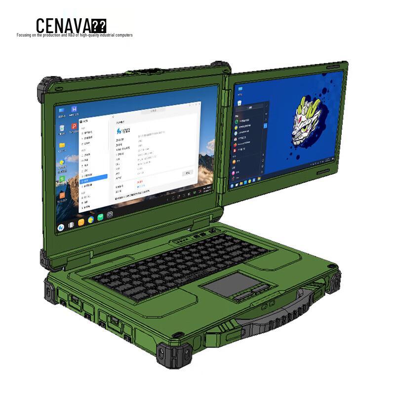 Прочный двухэкранный графический рабочий ноутбук CENAVA CXD156-N-L2 (Китайская версия)
