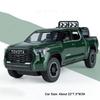 1:24 Tundra Lc80 Model Toy Diecast Alloy Car Front Wheel Steering Doors Opened Sound Light Pull Back Vehices For Children's Toys