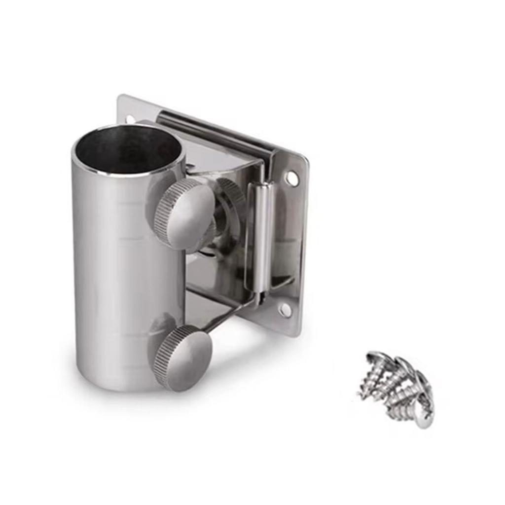 Ящик для рыбалки Держатель для зонта Нержавеющая подставка для зонта Кронштейн для зонта Подставка-основание Регулируемый держатель Аксессуары для улицы