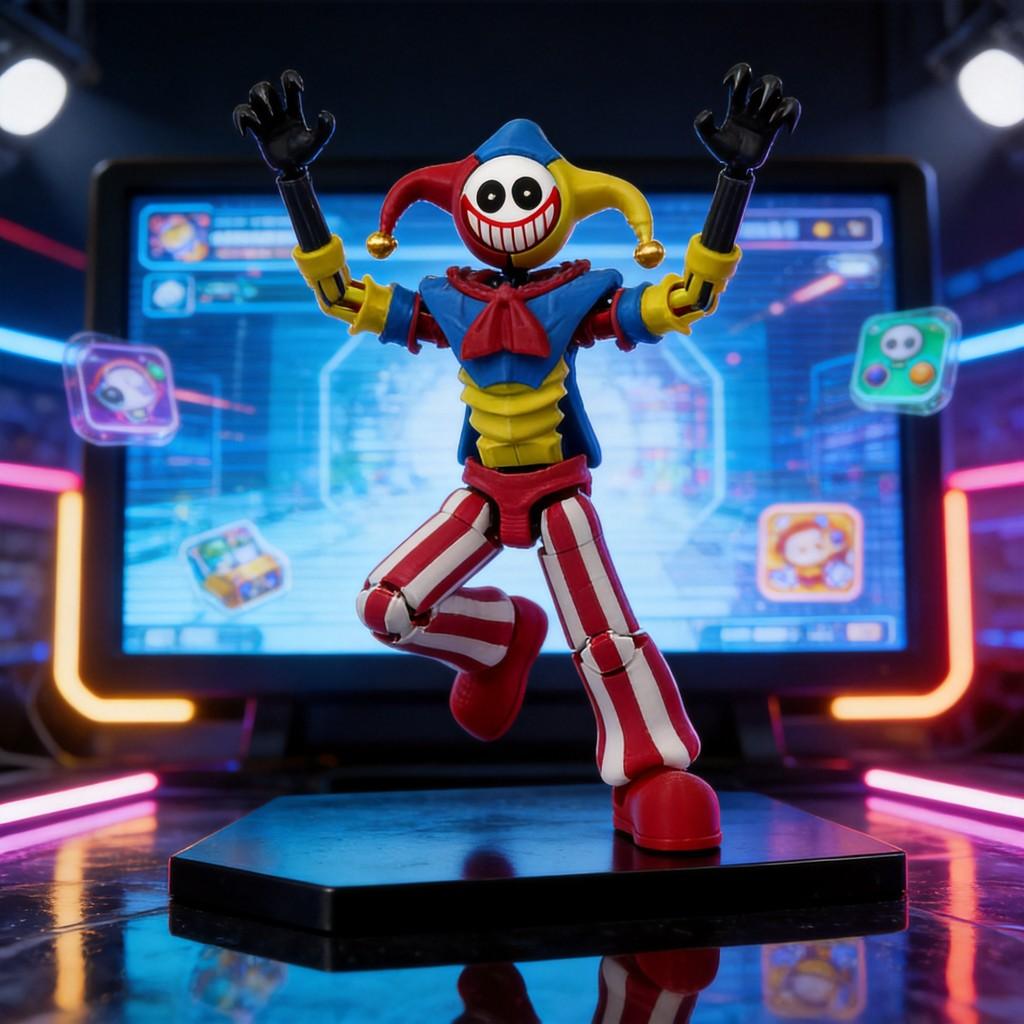 Анимированная модель Poppy Playtime 5 с шарнирным Джокером для игровых энтузиастов