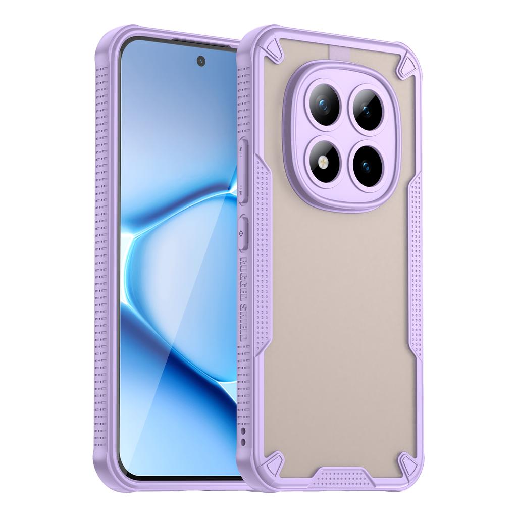 Для Xiaomi Poco M8 Pro 5G/Redmi Note 15 Pro+ 5G (Глобальный) Чехол-бампер PC + TPU Полупрозрачный Матовый Защитная крышка для телефона