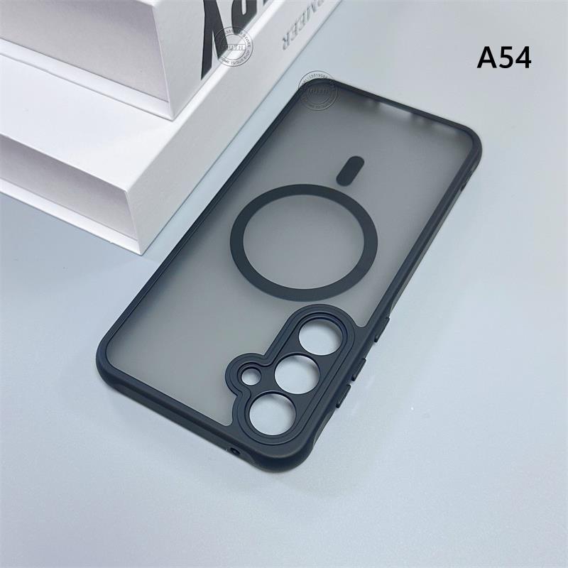 For Samsung Galaxy A05 A05s A06 A14 A15 A16 A26 A35 A36 A54 A55 A56 A07 A17 5G 4G Shockproof Bumper Magnetic Case Armor Cover