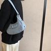 Женская сумка через плечо, винтажная, повседневная, хобо, джинсовая, со звездами, однотонная, подмышечная сумка для девочек, дамский кошелек, тоут