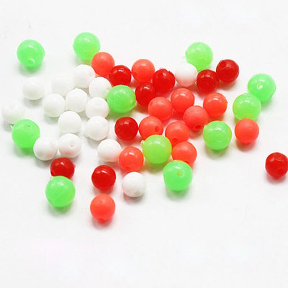 50*Round 8mm Fishing Beads Stopper Rig Bait Bead Lures Rigging Carp Tackle UK~