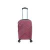 Small Size (cabin Size) Plastic Suitcase With 4 Wheels And Long Pull Handle