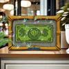 Aluminum First Dollar Wall Decor Vintage Metal Tin Sign for Home and Office Decoration Waterproof and Dustproof Iron Painting