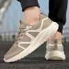 Men’s Sports Shoes Running Sneakers Students Over Sized Jogging Shoes Lightweight Khaki Walking Shoes