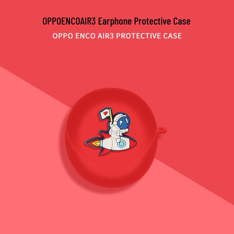 OPPO Enco R2 Ultra-Thin Silicone Protective Case - Full Coverage Earphone Shell