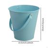 Металлическое ведро с ручкой, цветочный горшок, пляжное ведро для песка, для детей, для уборки, для воды, для небольшой уборки