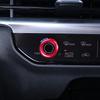 Для Kia EV6 2026 2026 Аксессуары 2 шт. Кольцо-крышка ручки кондиционера из алюминиевого сплава, декоративная накладка, аксессуары для интерьера