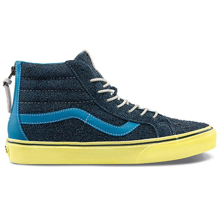 Liberators X Vans Sk8-Hi Reissue Zip Classics Sneakers Unisex Sneakers Blue Yellow VN0A5KRCBZZ