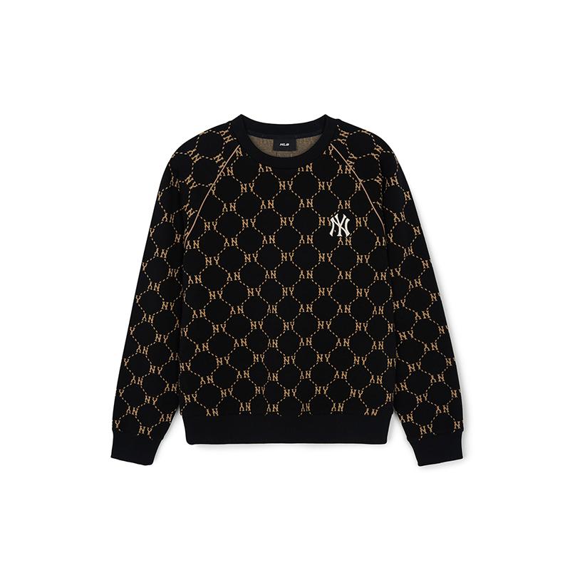 New MLB New York Yankees Sweatshirt Unisex Black 3AMTM0144-50BKS